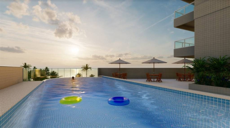 Imagem Apartamento com 2 Quartos à Venda, 70 m² em Guilhermina - Praia Grande