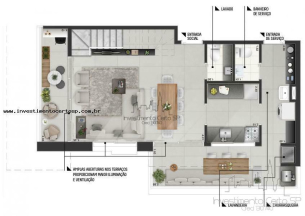 Imagem Cobertura com 3 Quartos à Venda, 121 m² em Indianópolis - São Paulo Imagem Cobertura com 3 Quartos à Venda, 121 m² em Indianópolis - São Paulo