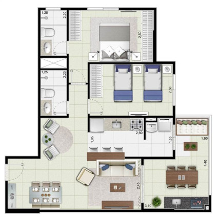 Imagem Apartamento com 2 Quartos à Venda, 75 m² em Vila Atlantica - Mongagua Imagem Apartamento com 2 Quartos à Venda, 75 m² em Vila Atlantica - Mongagua