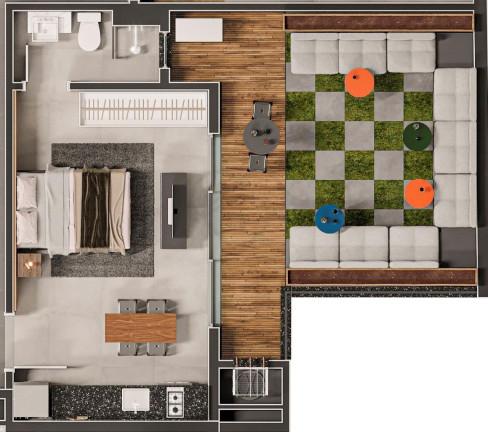 Imagem Apartamento com 3 Quartos à Venda, 76 m²