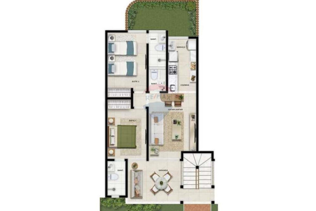 Imagem Apartamento com 2 Quartos à Venda, 63 m² em Praia De Itacimirim - Camaçari Imagem Apartamento com 2 Quartos à Venda, 63 m² em Praia De Itacimirim - Camaçari