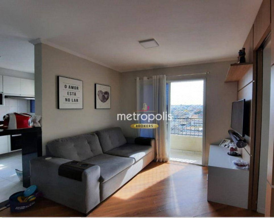 Apartamento com 2 Quartos à Venda, 47 m² em Vila Palmares - Santo André