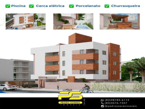Apartamento com 2 Quartos à Venda, 57 m² em Mangabeira - João Pessoa