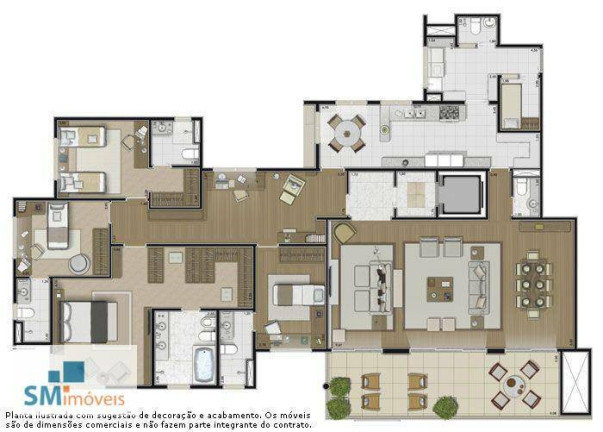 Imagem Apartamento com 5 Quartos para Alugar, 240 m² em Santo Amaro - São Paulo Imagem Apartamento com 5 Quartos para Alugar, 240 m² em Santo Amaro - São Paulo