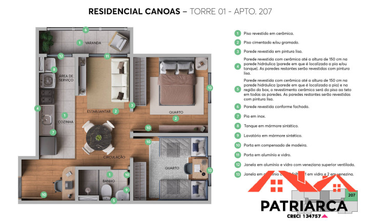 Imagem Apartamento com 2 Quartos à Venda, 45 m² em Jardim Aires Da Costa - Campinas Imagem Apartamento com 2 Quartos à Venda, 45 m² em Jardim Aires Da Costa - Campinas