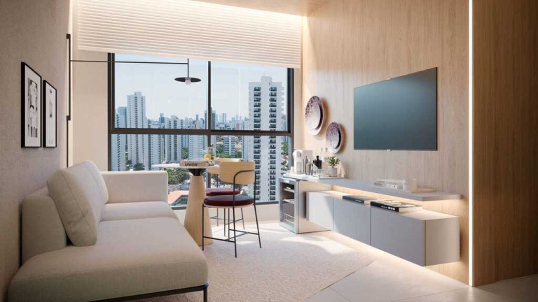 Studio com 1 Quarto à Venda, 24 m² em Madalena - Recife