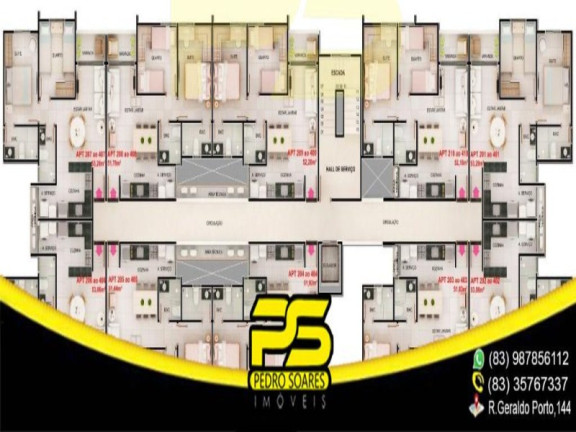 Imagem Apartamento com 2 Quartos à Venda, 51 m² em Cristo Redentor - João Pessoa