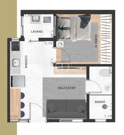 Imagem Apartamento com 1 Quarto à Venda, 31 m² em Chácara Santo Antônio (zona Leste) - São Paulo Imagem Apartamento com 1 Quarto à Venda, 31 m² em Chácara Santo Antônio (zona Leste) - São Paulo
