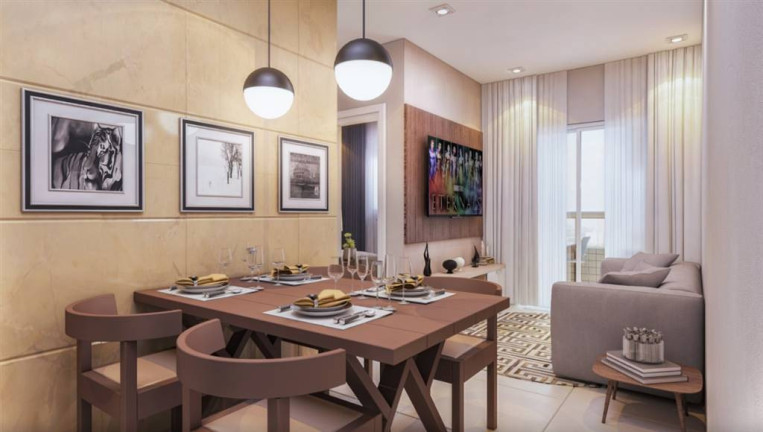 Imagem Apartamento com 2 Quartos à Venda, 55 m² em Guilhermina - Praia Grande