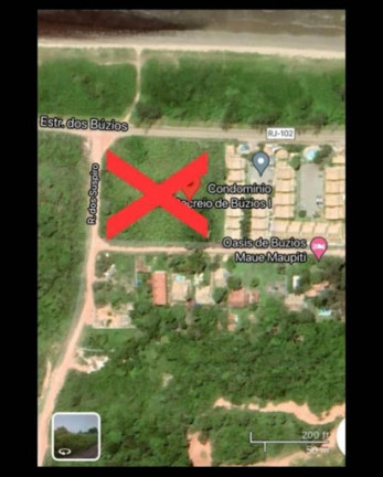 Terreno à Venda, 300 m² em Rasa - Armação Dos Búzios