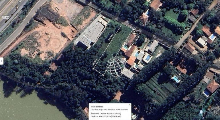 Terreno à Venda, 1.840 m² em Chacara Fernao Dias - Atibaia