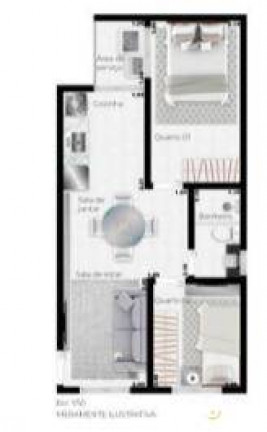Imagem Apartamento com 2 Quartos à Venda, 41 m² em Jardim São Nicolau - São Paulo Imagem Apartamento com 2 Quartos à Venda, 41 m² em Jardim São Nicolau - São Paulo