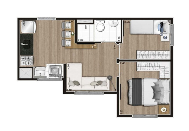 Imagem Apartamento com 2 Quartos à Venda, 37 m² em Terceira Divisão De Interlagos - São Paulo Imagem Apartamento com 2 Quartos à Venda, 37 m² em Terceira Divisão De Interlagos - São Paulo