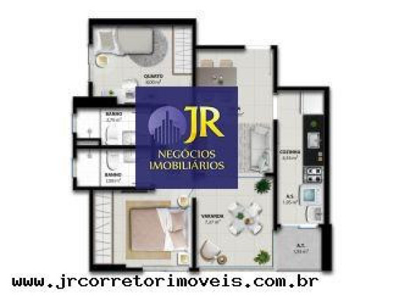 Imagem Apartamento com 2 Quartos à Venda, 60 m² em Jockey De Itaparica - Vila Velha Imagem Apartamento com 2 Quartos à Venda, 60 m² em Jockey De Itaparica - Vila Velha