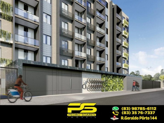 Imagem Apartamento com 2 Quartos à Venda, 50 m² em Jardim Cidade Universitária - João Pessoa Imagem Apartamento com 2 Quartos à Venda, 50 m² em Jardim Cidade Universitária - João Pessoa