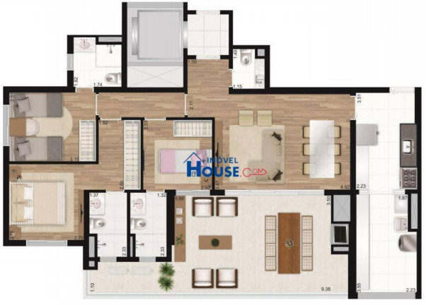Imagem Apartamento com 3 Quartos à Venda, 121 m² em Pinheiros - São Paulo Imagem Apartamento com 3 Quartos à Venda, 121 m² em Pinheiros - São Paulo