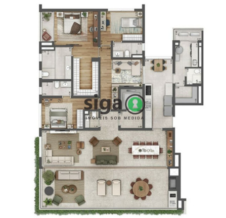 Imagem Apartamento com 3 Quartos à Venda, 251 m² em Paraíso - São Paulo Imagem Apartamento com 3 Quartos à Venda, 251 m² em Paraíso - São Paulo