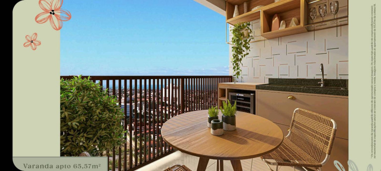 Imagem Apartamento com 3 Quartos à Venda, 65 m² em Presidente Kennedy - Fortaleza