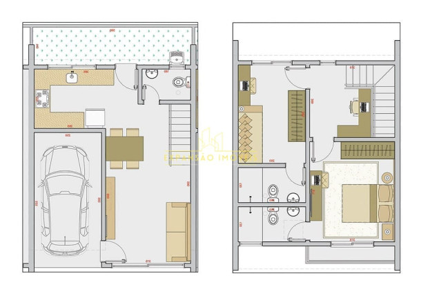 Imagem Casa com 2 Quartos à Venda, 95 m² em Nova Palhoça - Palhoça