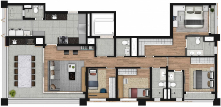 Imagem Apartamento com 3 Quartos à Venda, 141 m² em Moema - São Paulo