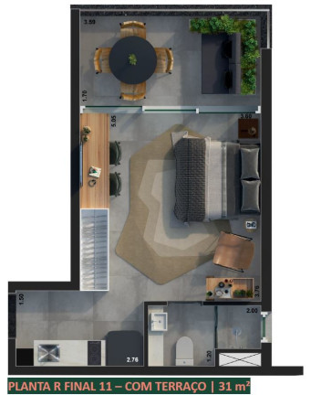 Imagem Imóvel com 1 Quarto à Venda, 22 m² em Vila Clementino - São Paulo