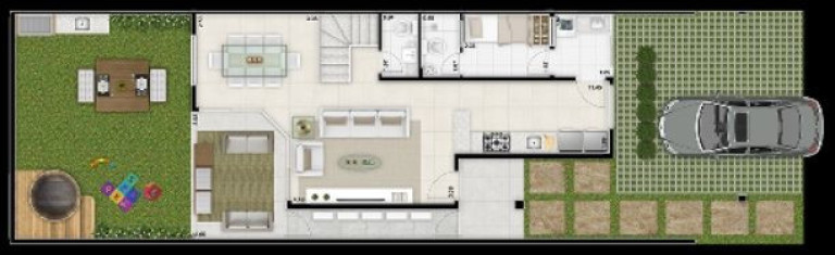 Imagem Casa com 3 Quartos à Venda, 117 m² em Antônio Diogo - Fortaleza Imagem Casa com 3 Quartos à Venda, 117 m² em Antônio Diogo - Fortaleza