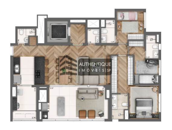 Imagem Apartamento com 3 Quartos à Venda, 140 m² em Perdizes - São Paulo