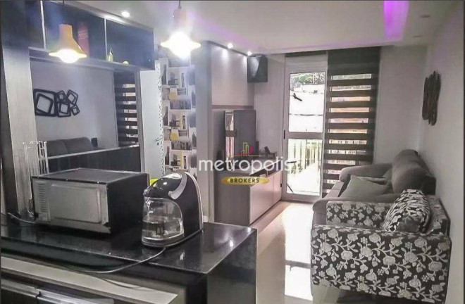 Apartamento com 2 Quartos à Venda, 46 m² em Taboão - São Bernardo Do Campo
