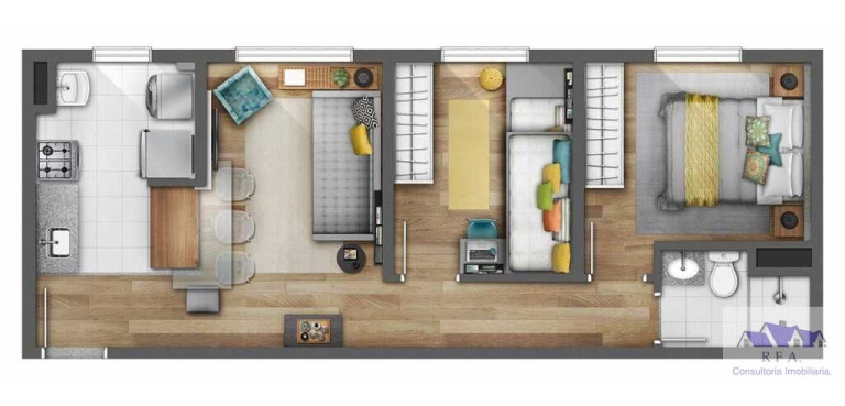 Imagem Apartamento com 2 Quartos à Venda, 44 m² em Jardim Boa Vista (zona Oeste) - São Paulo