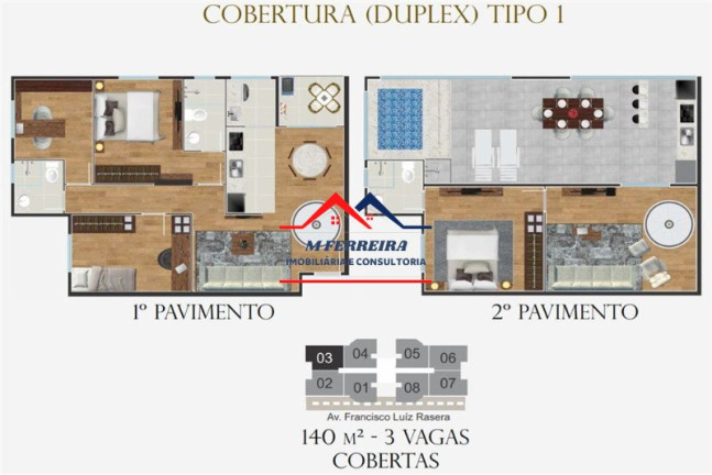 Imagem Apartamento com 3 Quartos à Venda, 70 m² em água Branca - Piracicaba Imagem Apartamento com 3 Quartos à Venda, 70 m² em água Branca - Piracicaba