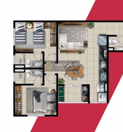 Imagem Apartamento com 1 Quarto à Venda, 44 m² em Atibaia Jardim - Atibaia Imagem Apartamento com 1 Quarto à Venda, 44 m² em Atibaia Jardim - Atibaia