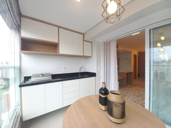 Imagem Apartamento com 1 Quarto para Alugar, 66 m² em Boqueirão - Santos
