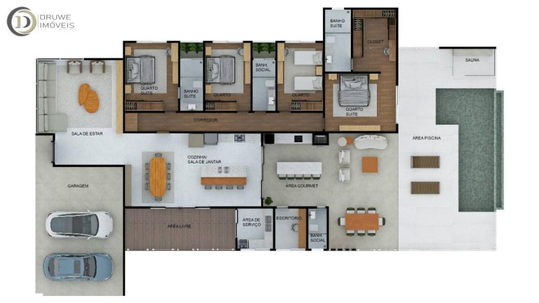 Imagem Casa com 4 Quartos à Venda, 300 m²