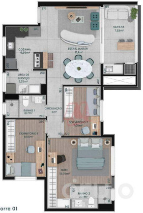 Imagem Apartamento com 1 Quarto à Venda, 71 m² em Jardim Lindóia - Porto Alegre Imagem Apartamento com 1 Quarto à Venda, 71 m² em Jardim Lindóia - Porto Alegre