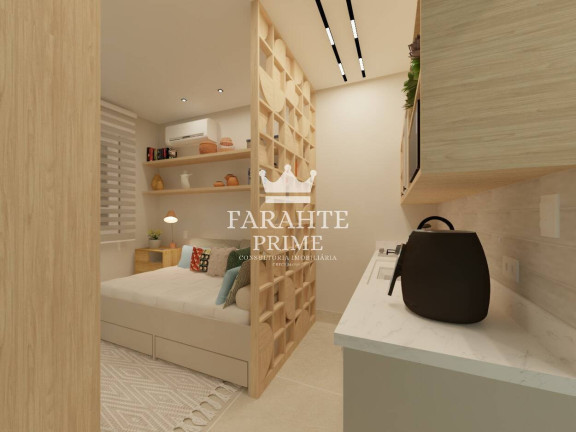 Imagem Studio com 1 Quarto à Venda, 28 m² em Ponta Da Praia - Santos