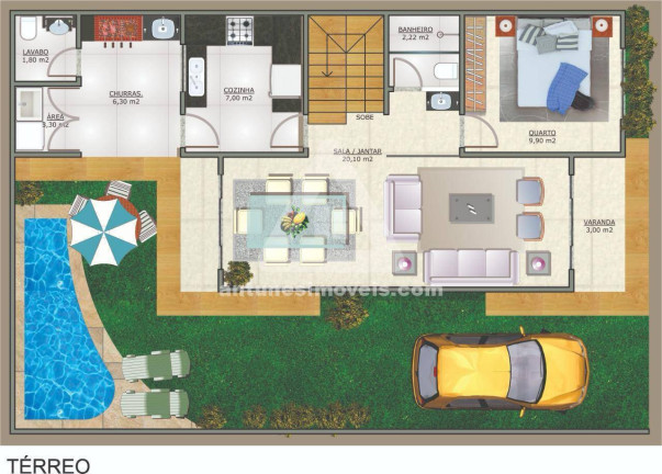 Imagem Casa com 4 Quartos à Venda, 150 m² em Palmeiras - Cabo Frio Imagem Casa com 4 Quartos à Venda, 150 m² em Palmeiras - Cabo Frio