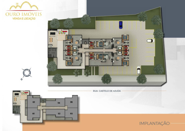 Imagem Apartamento com 2 Quartos à Venda, 56 m² em Castelo - Belo Horizonte