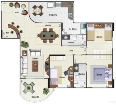 Imagem Apartamento com 3 Quartos à Venda, 106 m² em Jardim Esplanada - São José Dos Campos Imagem Apartamento com 3 Quartos à Venda, 106 m² em Jardim Esplanada - São José Dos Campos