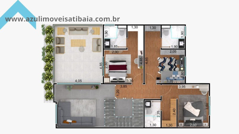 Imagem Casa com 4 Quartos à Venda, 173 m² em Vila Giglio - Atibaia