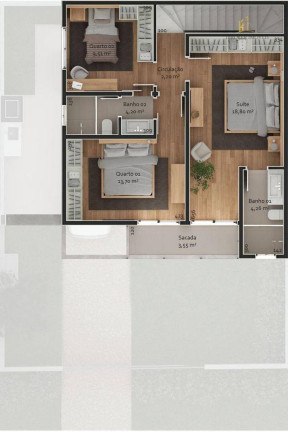 Imagem Casa com 3 Quartos à Venda, 137 m² em São Braz - Curitiba Imagem Casa com 3 Quartos à Venda, 137 m² em São Braz - Curitiba