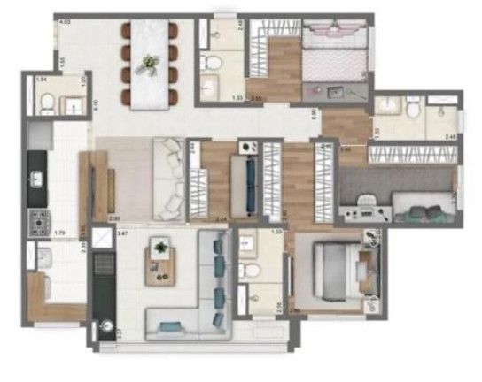 Imagem Apartamento com 3 Quartos à Venda, 84 m² em Panamby - São Paulo
