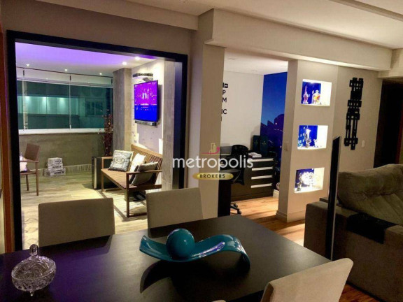 Apartamento com 2 Quartos à Venda, 126 m² em Vila Scarpelli - Santo André