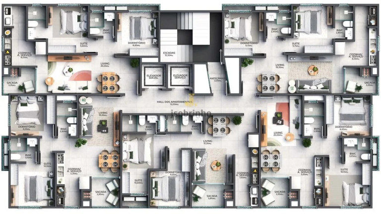 Imagem Apartamento com 2 Quartos à Venda, 63 m² em Morretes - Itapema Imagem Apartamento com 2 Quartos à Venda, 63 m² em Morretes - Itapema