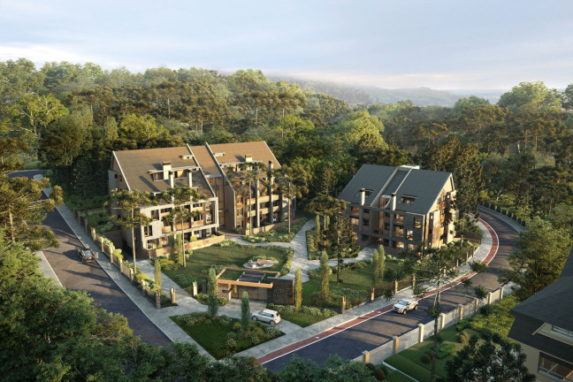 Imagem Apartamento com 1 Quarto à Venda, 54 m² em Bavaria - Gramado