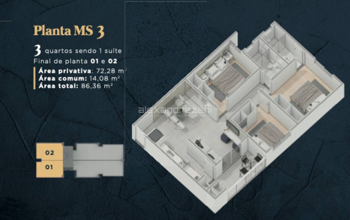 Imagem Apartamento com 2 Quartos à Venda, 70 m² em Centro - Porto Belo Imagem Apartamento com 2 Quartos à Venda, 70 m² em Centro - Porto Belo