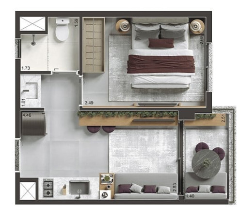 Imagem Apartamento com 1 Quarto à Venda, 28 m² em Saúde - São Paulo