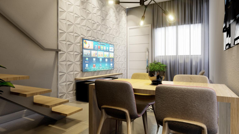 Imagem Casa de Condomínio com 2 Quartos à Venda, 53 m² em Ocian - Praia Grande