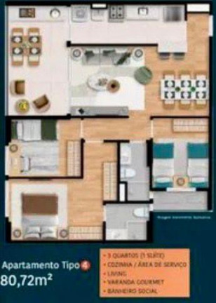 Imagem Apartamento com 3 Quartos à Venda, 80 m² em Piatã - Salvador