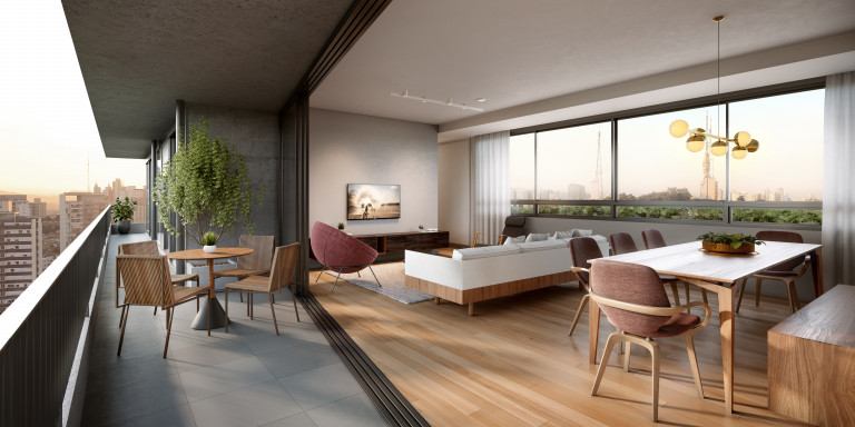 Apartamento com 3 Quartos à Venda, 151 m² em Vila Madalena - São Paulo