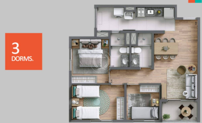 Imagem Apartamento com 3 Quartos à Venda, 62 m² em Vila Constança - São Paulo Imagem Apartamento com 3 Quartos à Venda, 62 m² em Vila Constança - São Paulo